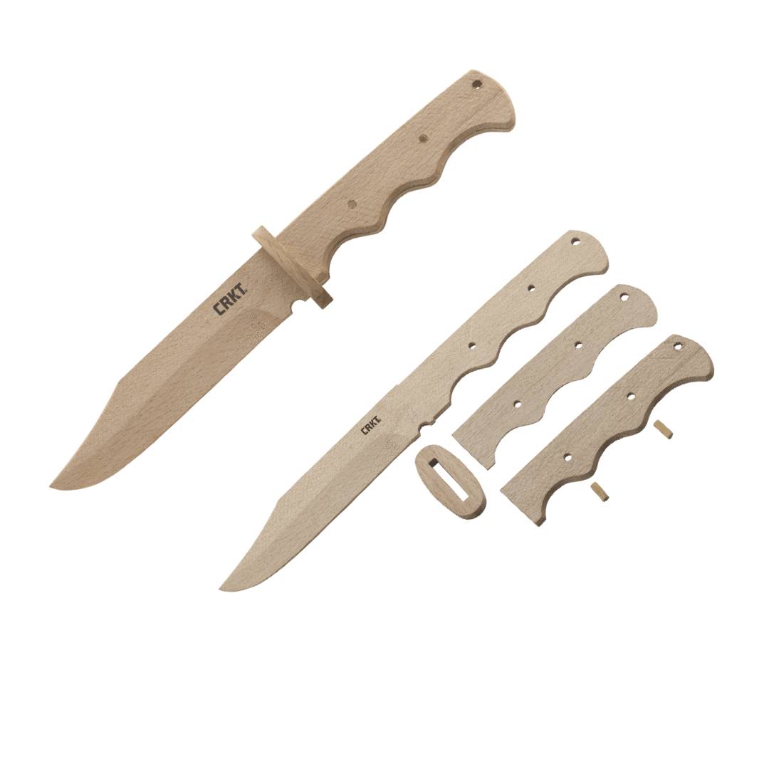 CRKT 1034, Wooden Fixed Blade Knife Kit