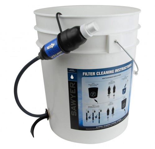 Sawyer SP180, PointONE Bucket System with 1ft hose (For non-profit purposes only)