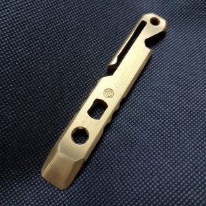 EDC Designs, PRY1-BS / Minh Do, Prybar Gen 1 – Brass