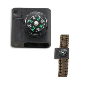 CRKT Stokes, Paracord Bracelet Accessory – Compass & Fire Starter (9701)
