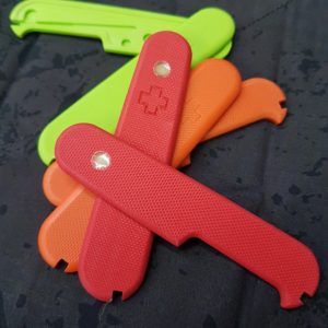 Swiss Bianco G10 Scales with Glow Dot for 91mm Victorinox Swiss Knives