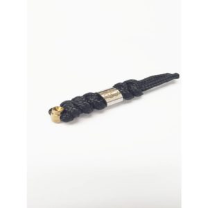 Chris Reeve Black Lanyard with Dog Paw Gold Anodised for Small Sebenza 21