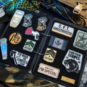 OneTigris MTB03BK Flip-Page Patch Book, Black