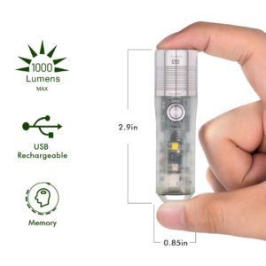 RovyVon, Aurora A25 GITD Versatile 1000 Lumens EDC Flashlight