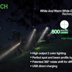 NexTorch Dual Light, max 800 lumen, White & Warm White Light (9P5W)