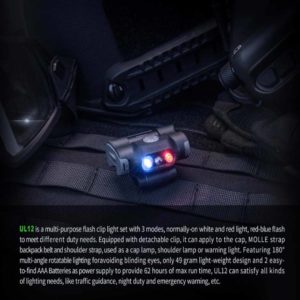 NexTorch UL12 Headlamp 3 modes White, Red & Red & Blue Flash