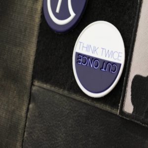 Chris Reeve Patch PVC “Think Twice”