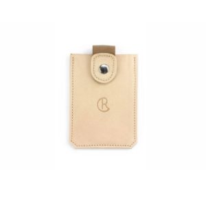 Chris Reeve Card Wallet Leather in Kip Tan
