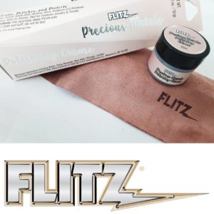 Flitz Precious Metal Polishing Cream 10gr Plastic Jar with FREE Microfiber Cloth Set