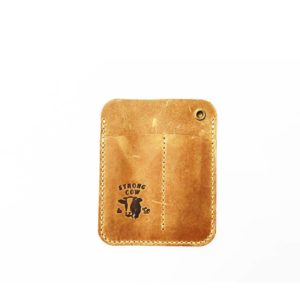 Strong Cow, Leather Pocket Caddy with pocket 5.5/4.5cm, with logo