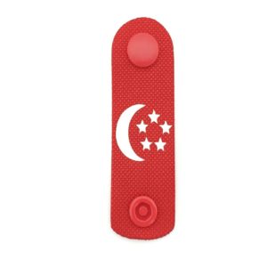Night Stripes, Red Strap, GITD Singapore Flag