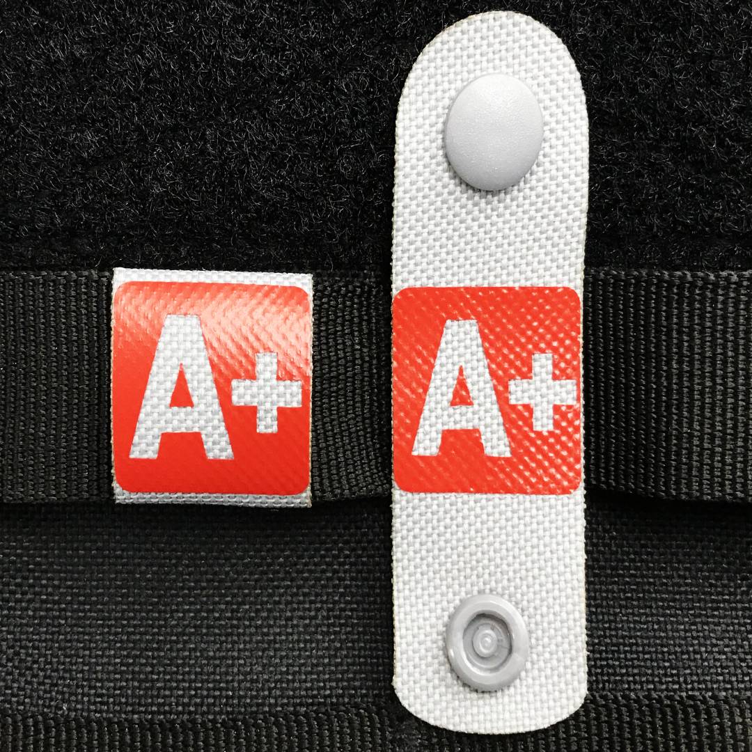 A+ Gray Strap with Red Square (2)