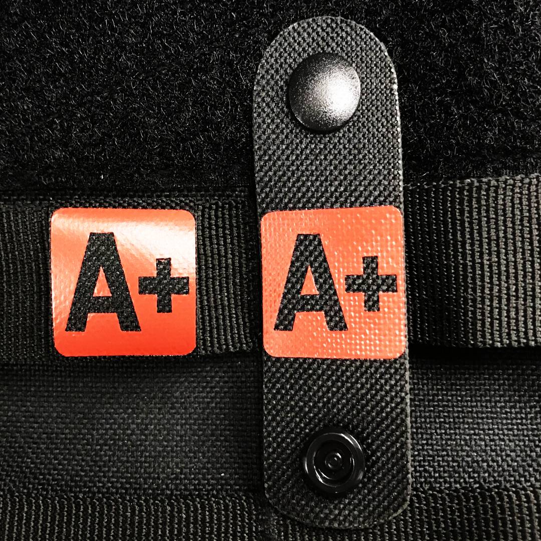 A+Black Strap with Red Square