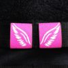 Angel Wing GITD Pink Strap