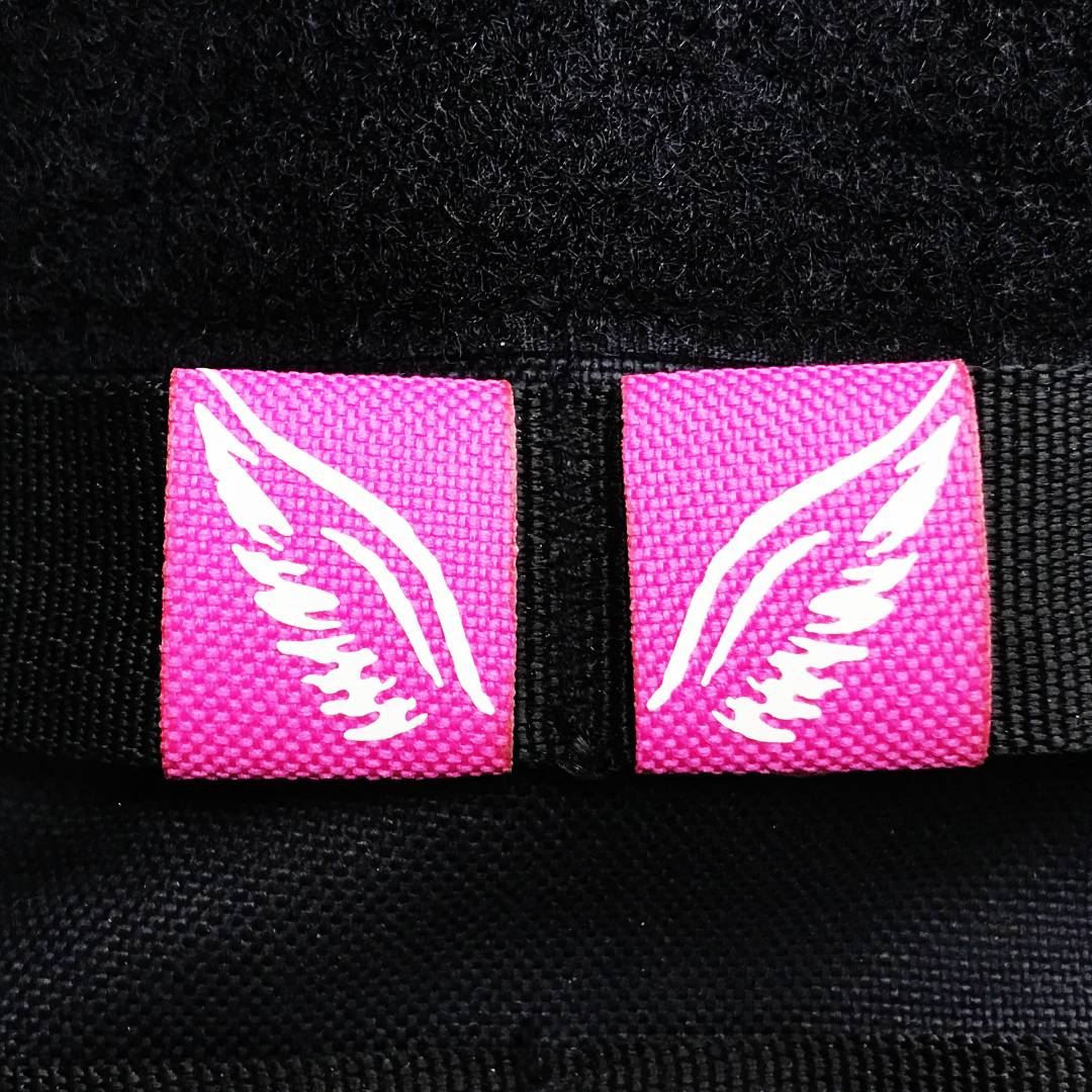 Angel Wing GITD Pink Strap