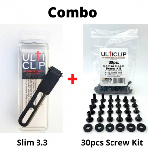 UltiClip Combo Set, Slim 3.3 + 30pc. Screw Kit
