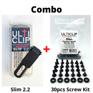 UltiClip Combo Set, Slim 2.2 + 30pc. Screw Kit