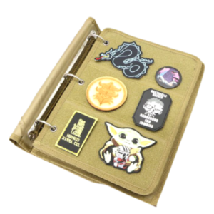 OV Patch Book with ring (Available in Black and Coyote)