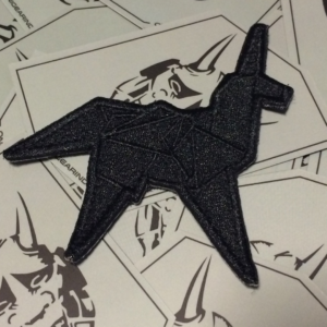 Oni Gear Blacked Out Origami Unicorn, Morale Patch