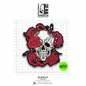BrotacGear Patch Embroidery, Scarlet